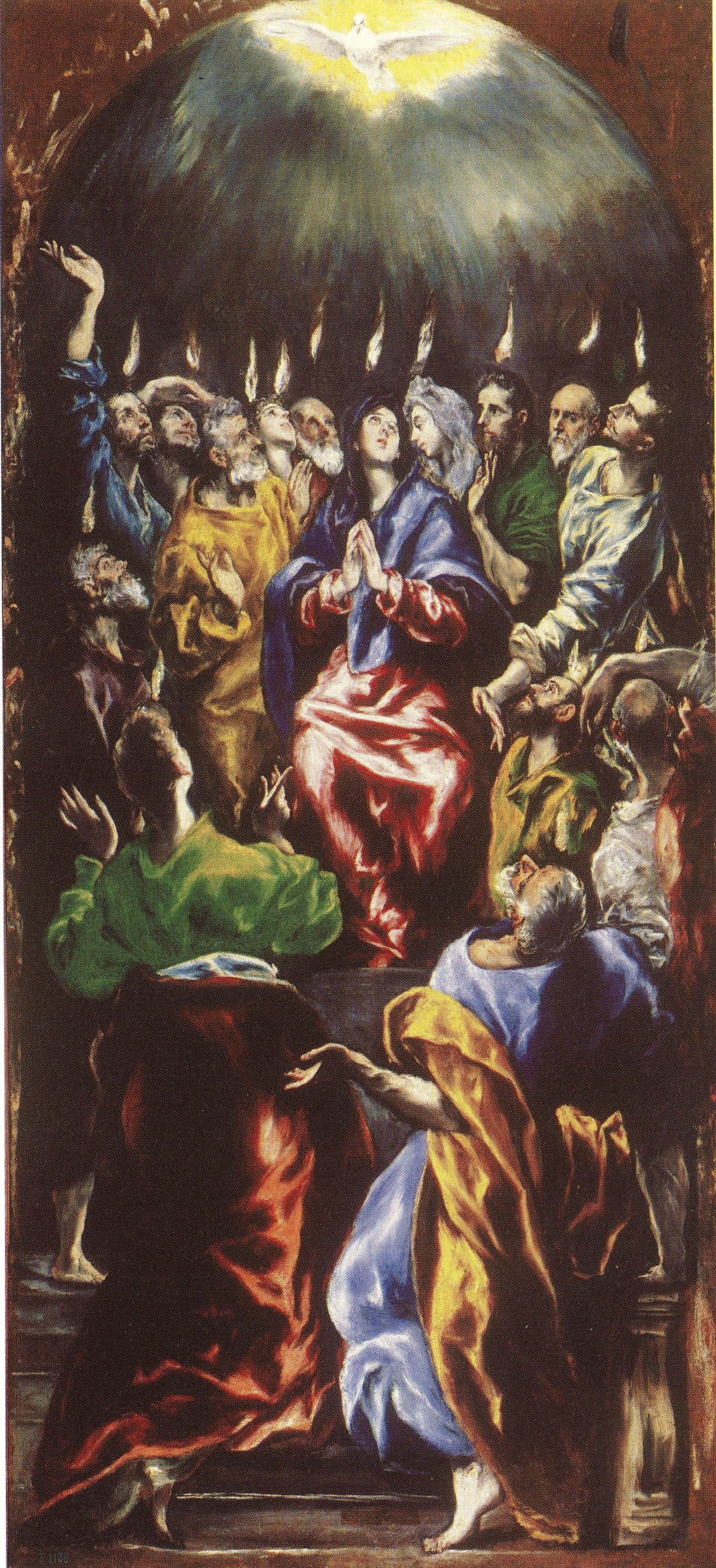 El Greco, Pentecost (c. 1600)