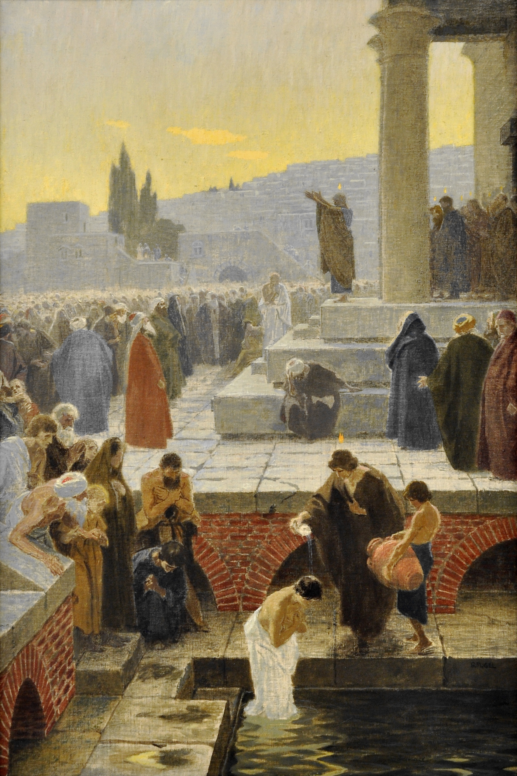 Gebhard Fugel, The Pentecost Sermon (c. 1900)