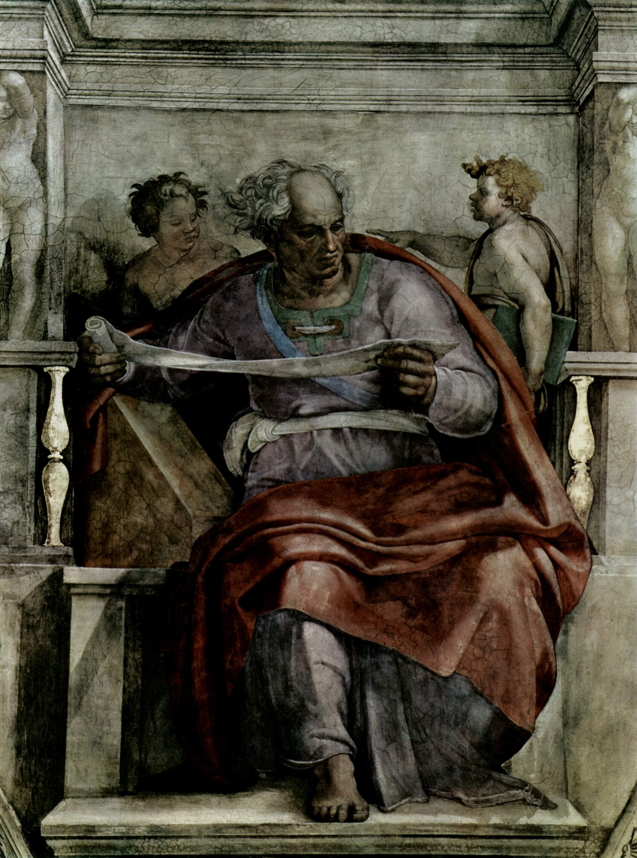 Michelangelo, The Prophet Joel (1508–1512)