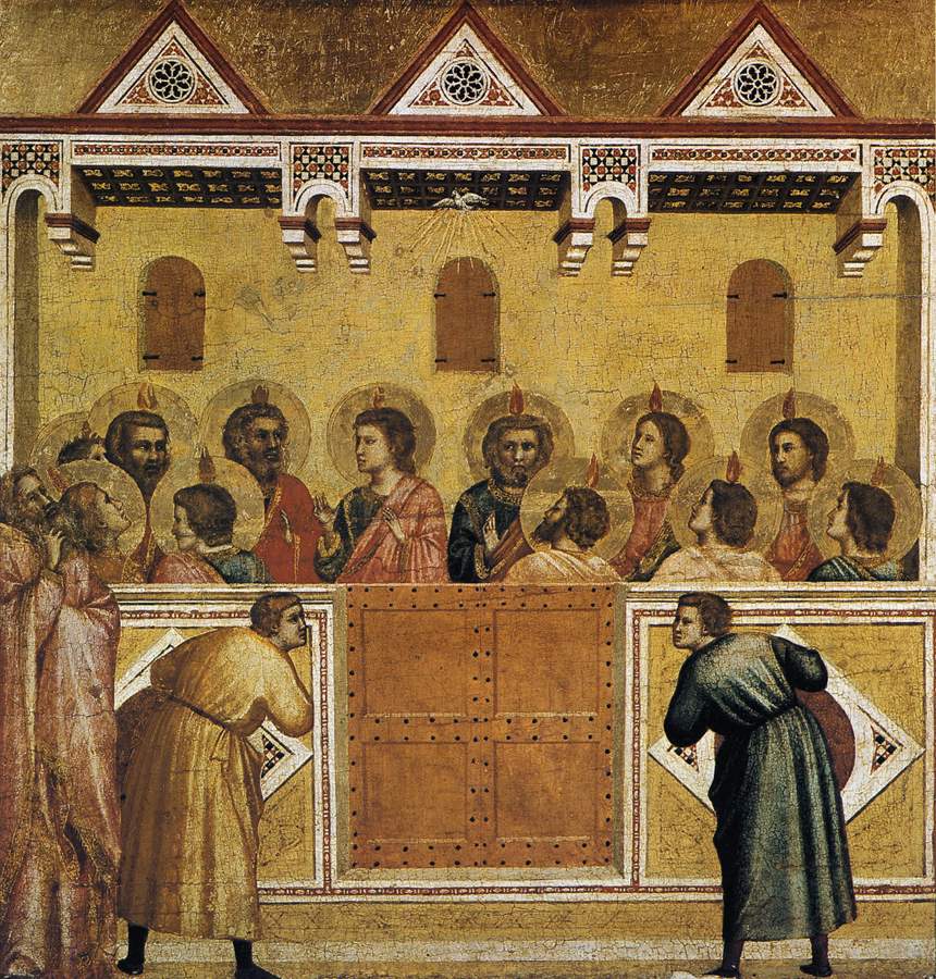 Giotto and Workshop, Pentecost (probably about 1310–1318)