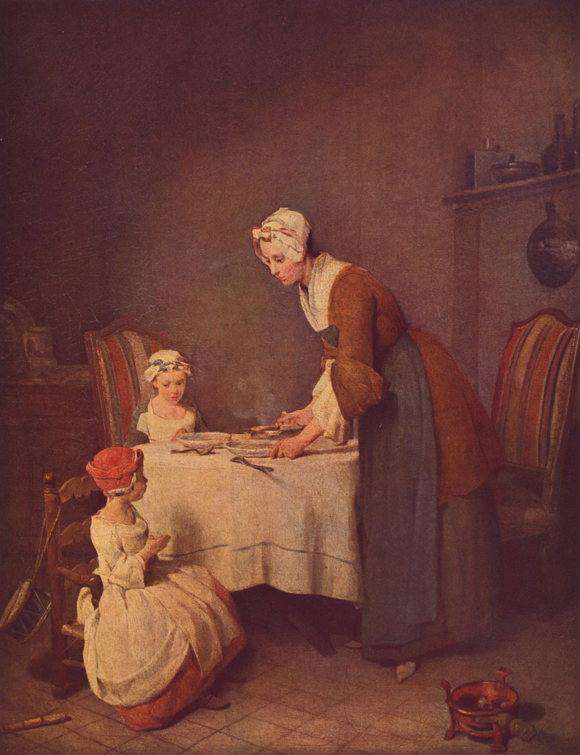 Jean-Baptiste-Siméon Chardin, Saying Grace (1744)