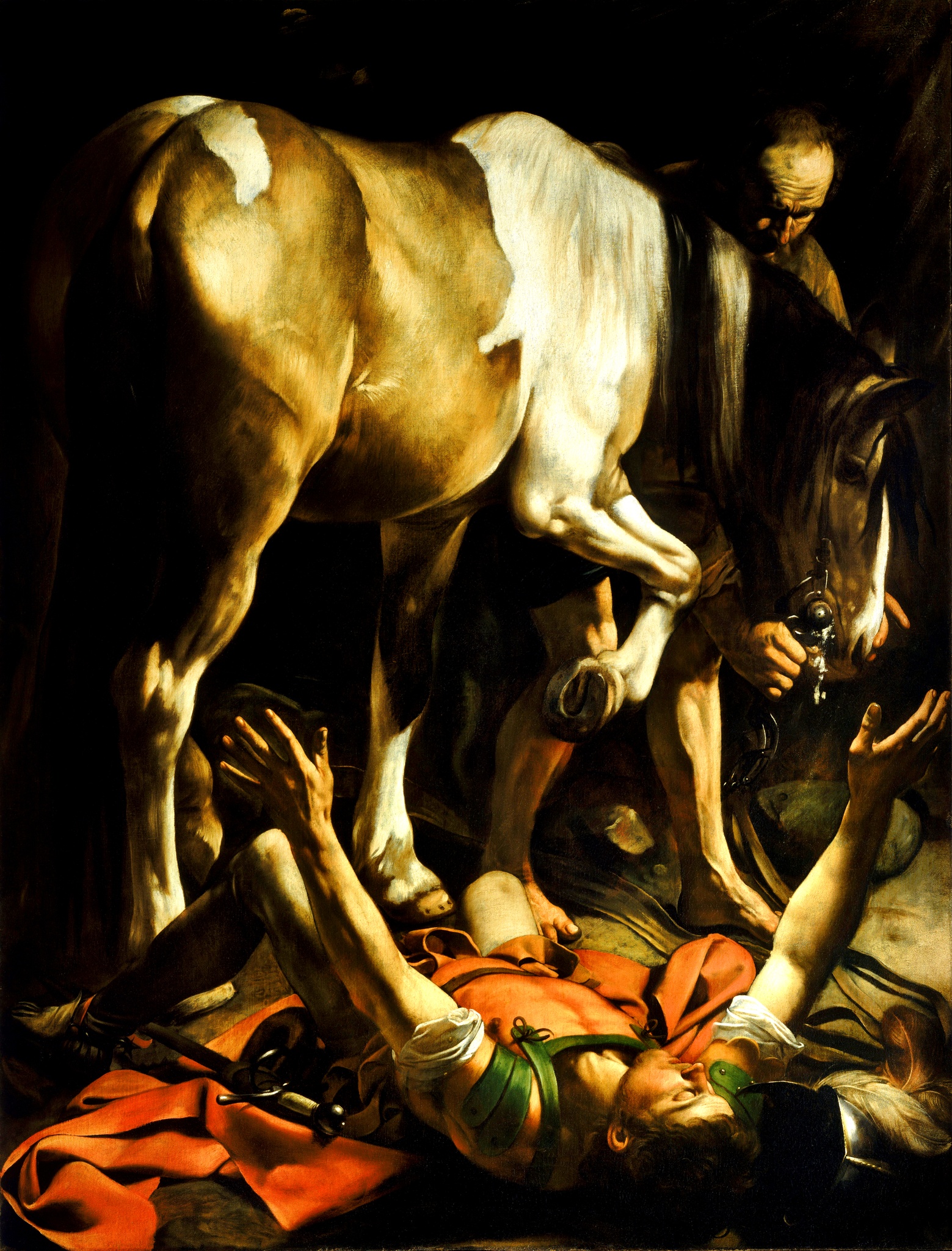 Caravaggio, The Conversion of Saint Paul, second version (Cerasi Chapel) (1601)