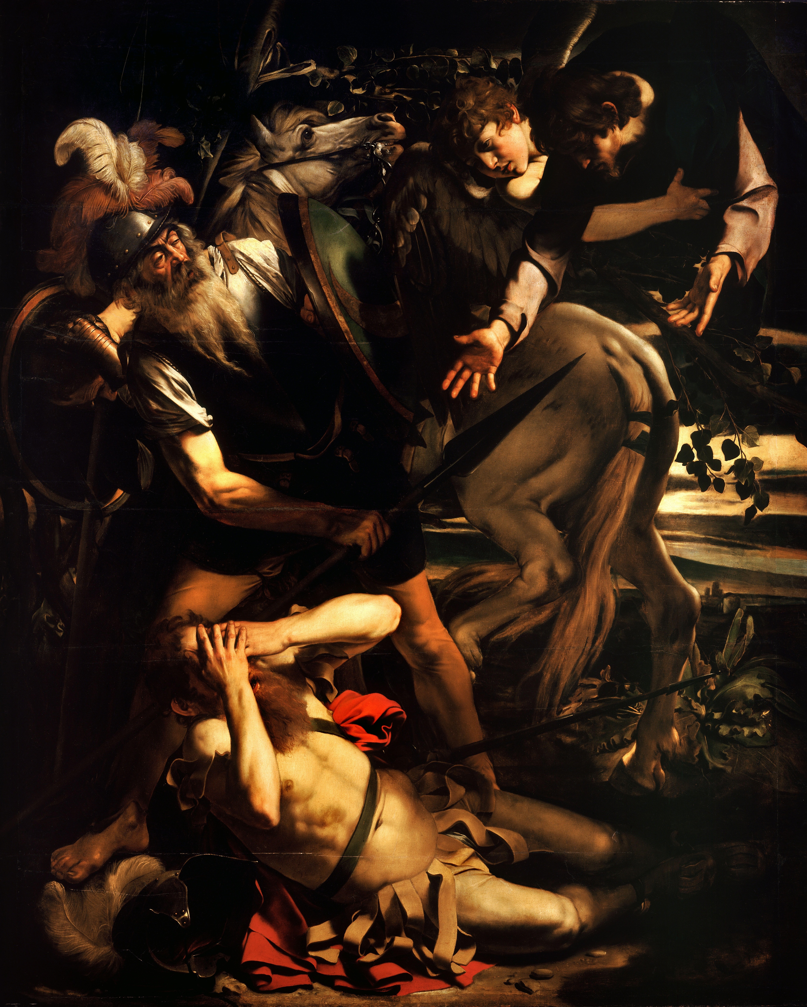 Caravaggio, The Conversion of Saint Paul, first version (Odescalchi) (1600–1601)