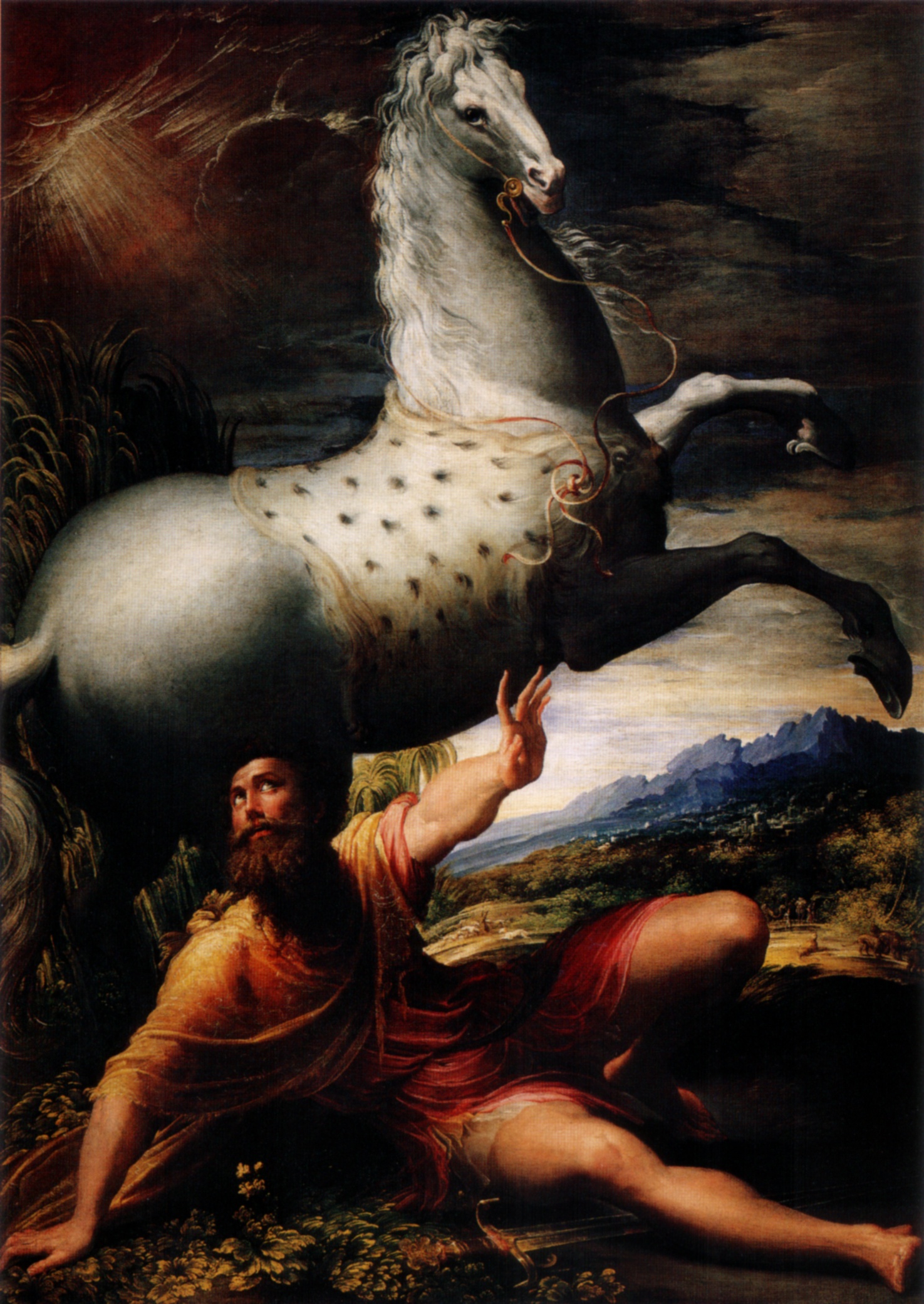 Parmigianino, The Conversion of Saint Paul (c. 1527–1528)