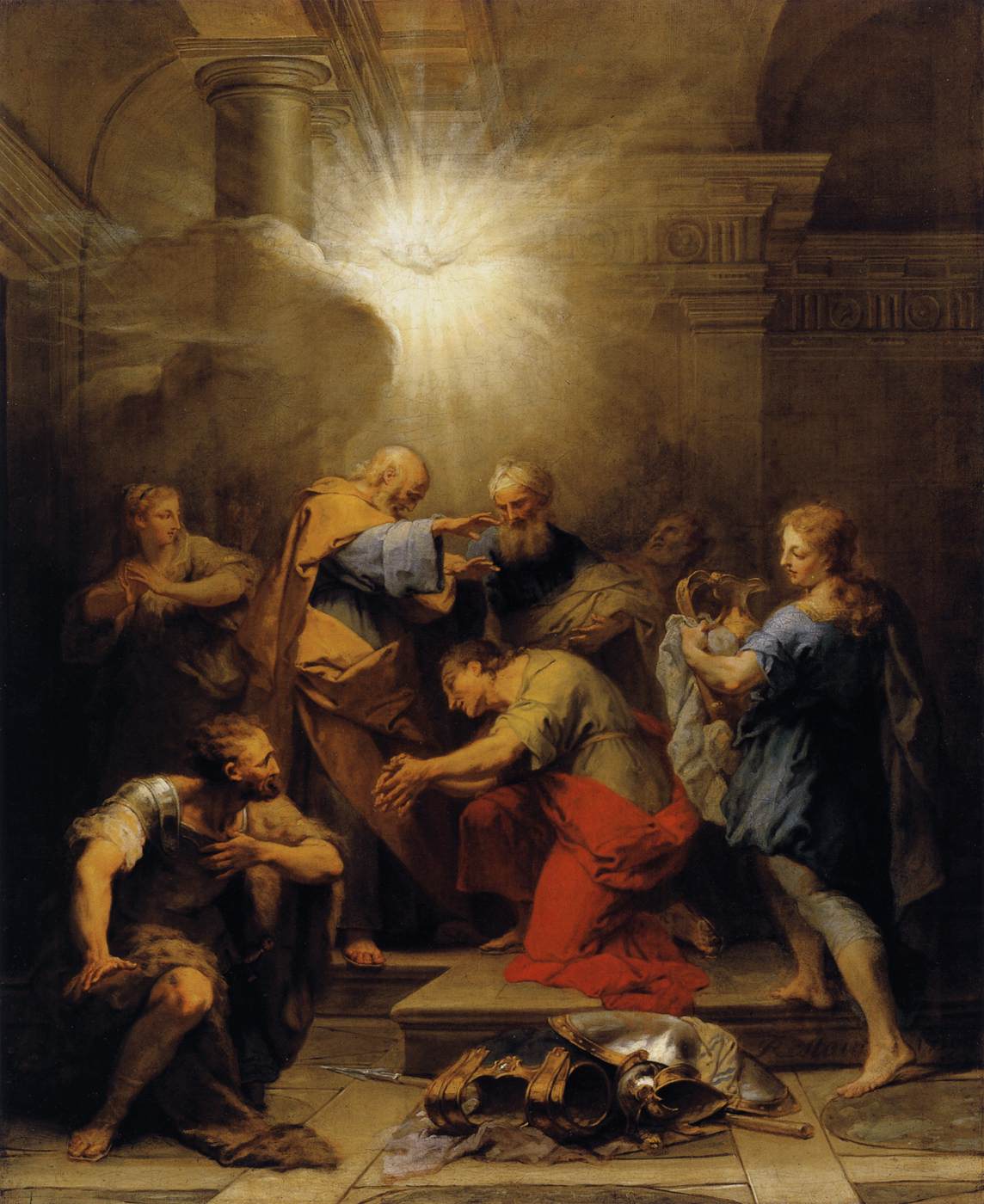 Jean Restout II, Ananias Restoring the Sight of Saint Paul (1719)