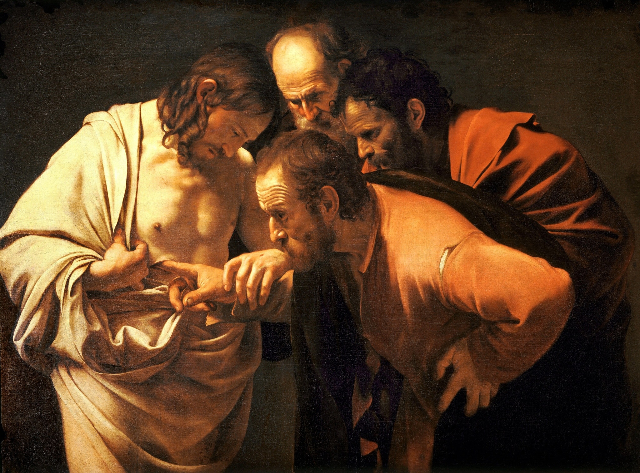 Caravaggio — The Incredulity of Saint Thomas